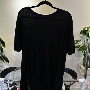 The Resistance Era Longline Black / Dark Grey T-Shirt